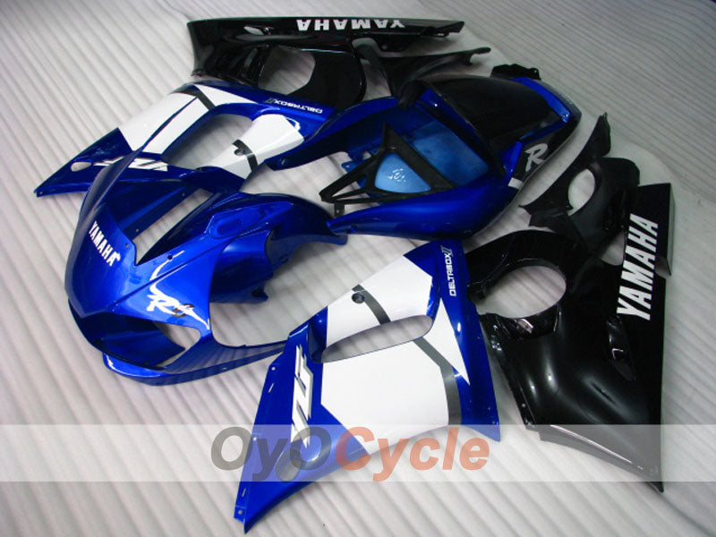Verkleidungssatz für Einspritzung für YZF-R6 98-02 - Blau, Schwarz - Werksstil #OYO87906009 Zweitbild