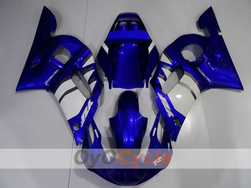 Verkleidungssatz für Einspritzung für YZF-R6 98-02 - Blau, Schwarz - Werksstil #OYO87906011 Zweitbild
