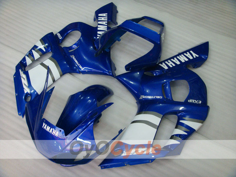 Verkleidungssatz für Einspritzung für YZF-R6 98-02 - Blau, Weiß - Werksstil #OYO87906012 Zweitbild