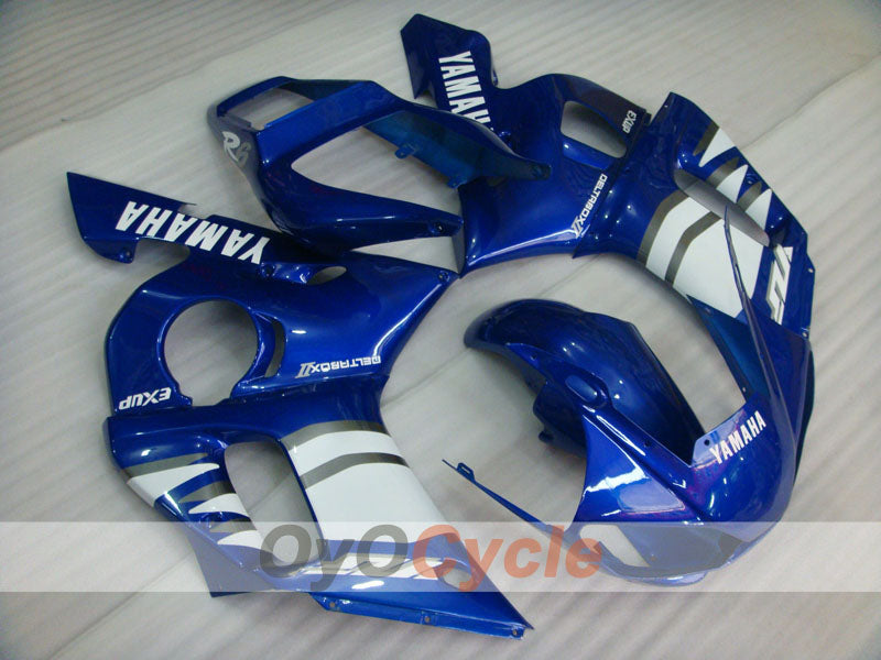 Verkleidungssatz für Einspritzung für YZF-R6 98-02 - Blau, Weiß - Werksstil #OYO87906012 Hauptbild