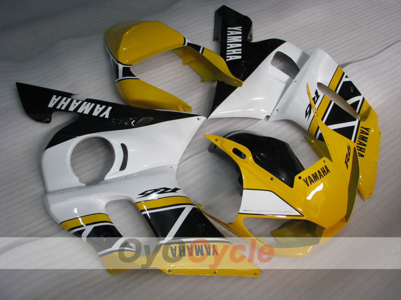 Verkleidungssatz für Einspritzung für YZF-R6 98-02 - Gelb, Weiß - Werksstil #OYO87906013 Hauptbild