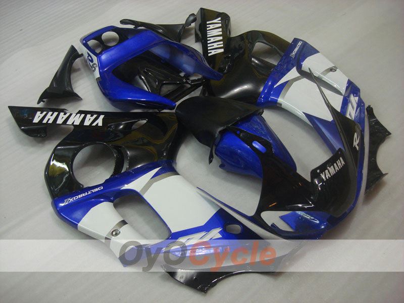 Verkleidungssatz für Einspritzung für YZF-R6 98-02 - Blau, Schwarz - Werksstil #OYO87906015 Hauptbild