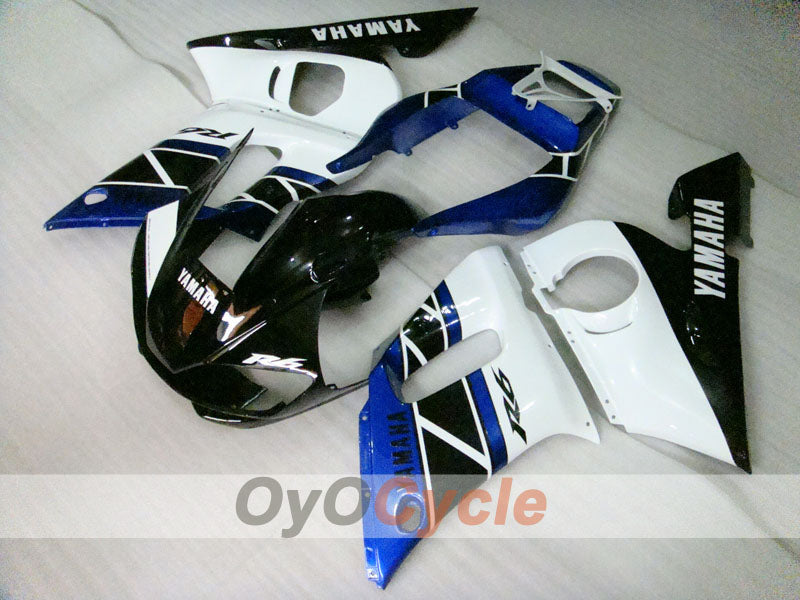 Verkleidungssatz für Einspritzung für YZF-R6 98-02 - Blau, Schwarz - Werksstil #OYO87906016 Zweitbild