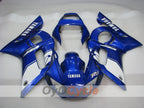 Einspritzverkleidungssatz für YZF-R6 98-02 - Blau, Weiß - Werksstil #OYO87906017