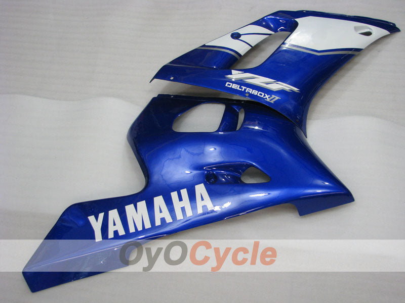 Einspritzverkleidungssatz für YZF-R6 98-02 - Blau, Weiß - Werksstil #OYO87906017