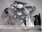 Einspritzverkleidungssatz für NINJA ZX-6R 00-02 - Schwarz, Silber - Werksstil #OYO87906022