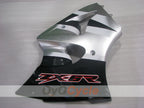 Einspritzverkleidungssatz für NINJA ZX-6R 00-02 - Schwarz, Silber - Werksstil #OYO87906022