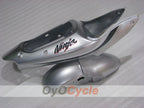 Einspritzverkleidungssatz für NINJA ZX-6R 00-02 - Schwarz, Silber - Werksstil #OYO87906022
