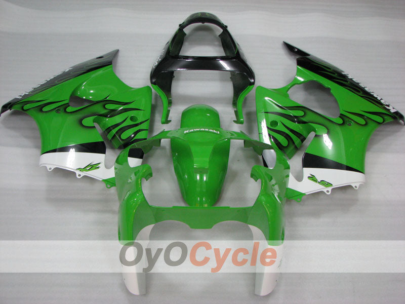 Einspritzverkleidungssatz für NINJA ZX-6R 00-02 - Grün, Schwarz - Werksstil #OYO87906023 Zweitbild