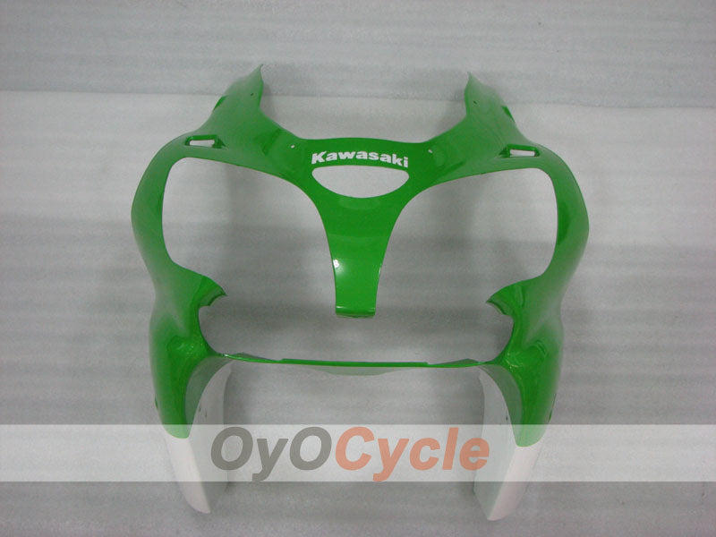 Einspritzverkleidungssatz für NINJA ZX-6R 00-02 - Grün, Schwarz - Werksstil #OYO87906023