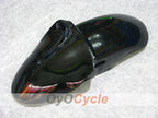 Einspritzverkleidungssatz für NINJA ZX-6R 00-02 - Grün, Schwarz - Flamme #OYO87906025