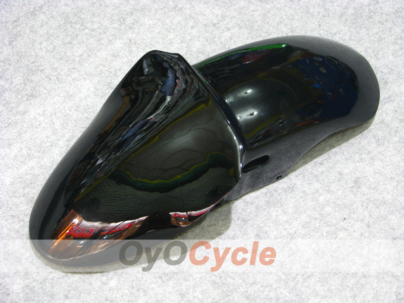 Einspritzverkleidungssatz für NINJA ZX-6R 00-02 - Grün, Schwarz - Flamme #OYO87906025