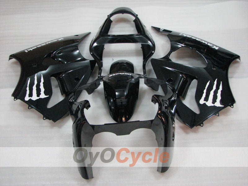 Einspritzverkleidungssatz für NINJA ZX-6R 00-02 - Schwarz - Monster #OYO87906026 Zweitbild