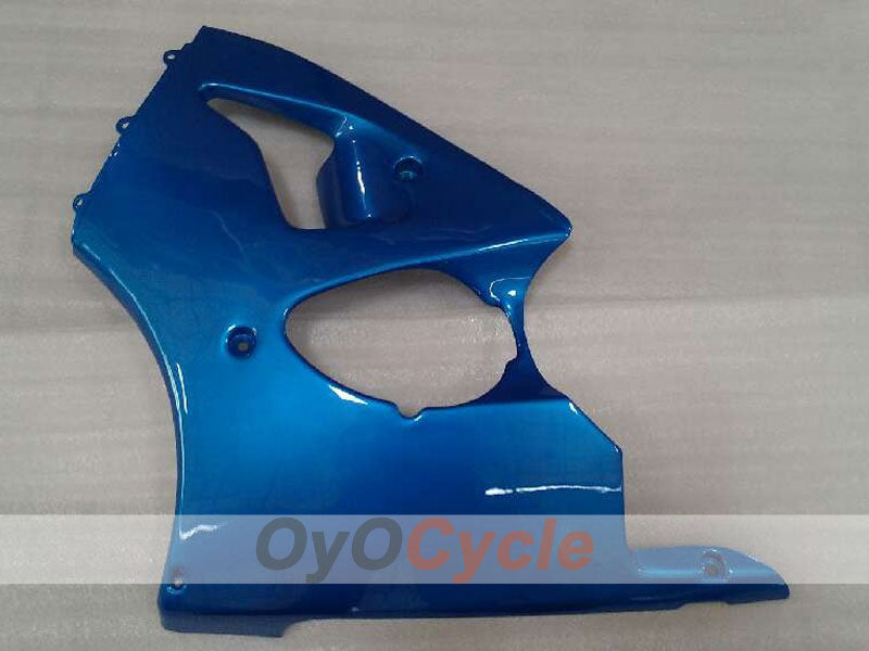 Einspritzverkleidungssatz für NINJA ZX-6R 00-02 - Blau - Ohne Aufkleber / Dekor, Werksstil #OYO87906028