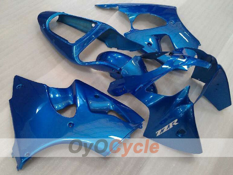 Einspritzverkleidungssatz für NINJA ZX-6R 00-02 - Blau - Ohne Aufkleber / Dekor, Werksstil #OYO87906028