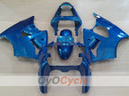 Einspritzverkleidungssatz für NINJA ZX-6R 00-02 - Blau - Ohne Aufkleber / Dekor, Werksstil #OYO87906028