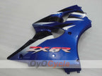 Einspritzverkleidungssatz für NINJA ZX-6R 00-02 - Blau, Weiß, Schwarz - Werksstil #OYO87906029