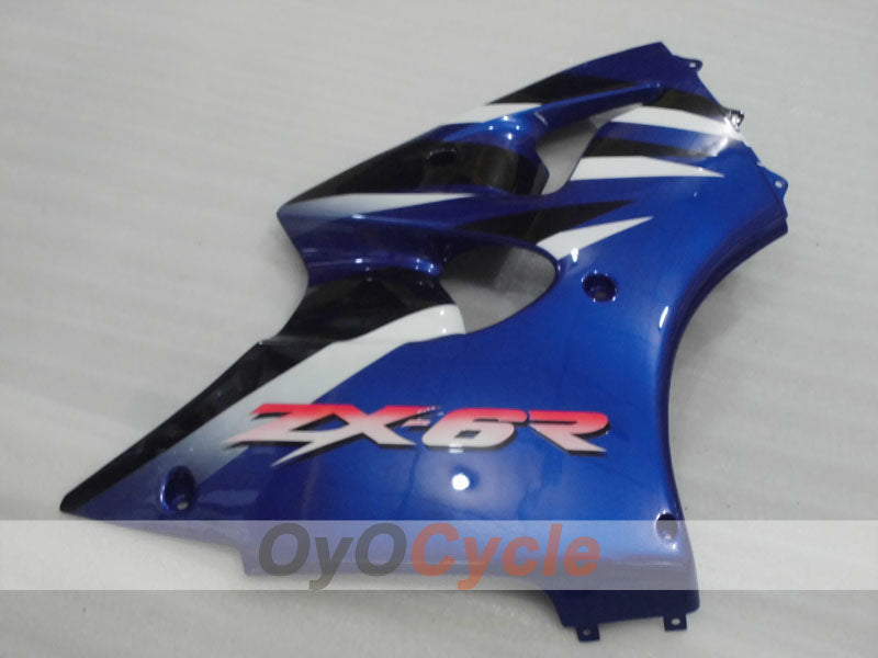 Linke und rechte Seitenverkleidung für Kawasaki 00-02 Ninja ZX-6R #OYO87912970
