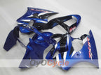Einspritzverkleidungssatz für NINJA ZX-6R 00-02 - Blau, Weiß, Schwarz - Werksstil #OYO87906029
