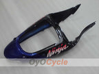 Einspritzverkleidungssatz für NINJA ZX-6R 00-02 - Blau, Weiß, Schwarz - Werksstil #OYO87906029