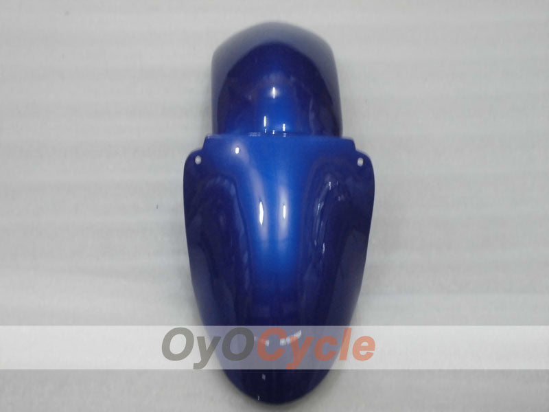 Einspritzverkleidungssatz für NINJA ZX-6R 00-02 - Blau, Weiß, Schwarz - Werksstil #OYO87906029
