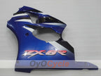 Einspritzverkleidungssatz für NINJA ZX-6R 00-02 - Blau, Weiß, Schwarz - Werksstil #OYO87906029