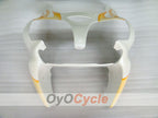 Einspritzverkleidungssatz für 00-02 NINJA ZX-6R - Orange, Weiß - Flammenmuster #OYO87906030
