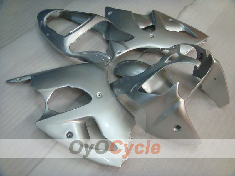 Einspritzverkleidungssatz für 00-02 NINJA ZX-6R - Silber - Ohne Aufkleber / Dekor, Werksstil #OYO87906031 Hauptbild