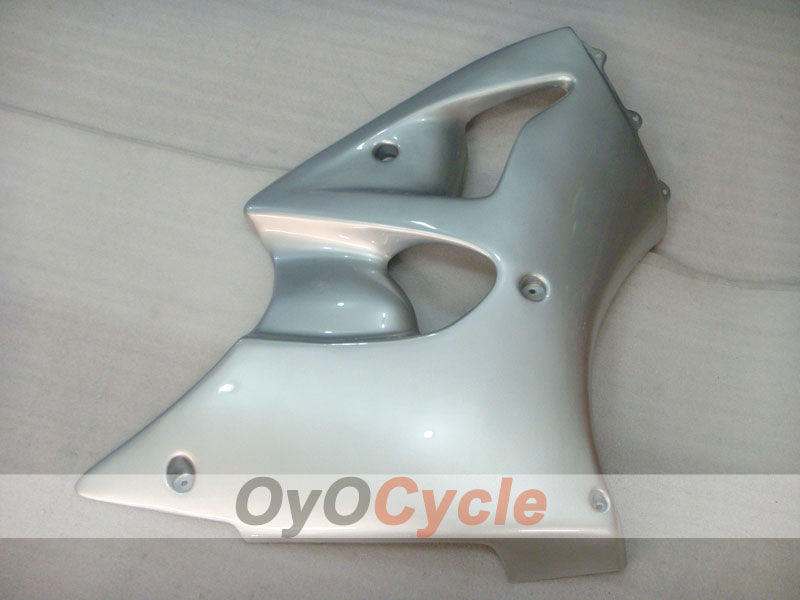 Einspritzverkleidungssatz für 00-02 NINJA ZX-6R - Silber - Ohne Aufkleber / Dekor, Werksstil #OYO87906031