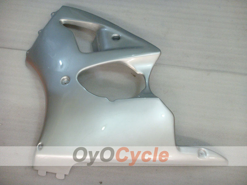 Einspritzverkleidungssatz für 00-02 NINJA ZX-6R - Silber - Ohne Aufkleber / Dekor, Werksstil #OYO87906031
