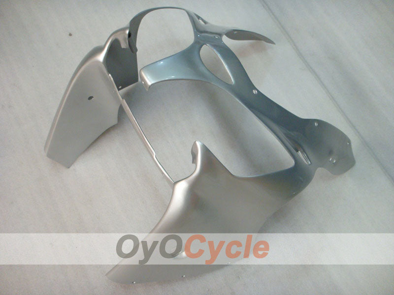 Einspritzverkleidungssatz für 00-02 NINJA ZX-6R - Silber - Ohne Aufkleber / Dekor, Werksstil #OYO87906031