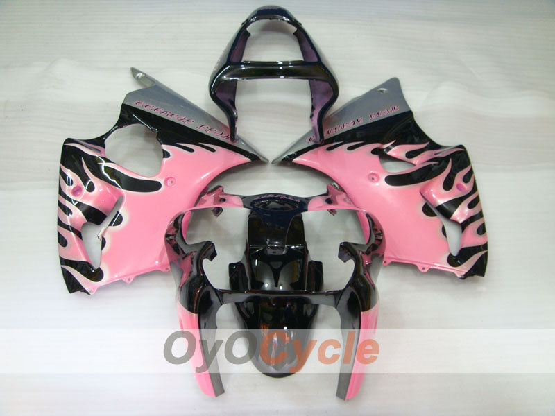 Einspritzverkleidungssatz für 00-02 NINJA ZX-6R - Schwarz, Pink - Individuell gestaltbar #OYO87906032 Zweitbild