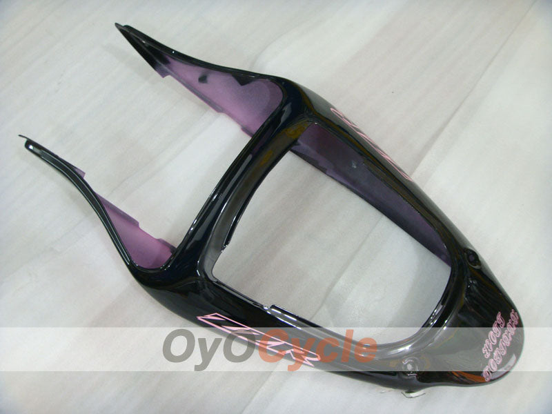 Einspritzverkleidungssatz für 00-02 NINJA ZX-6R - Schwarz, Pink - Individuell gestaltbar #OYO87906032