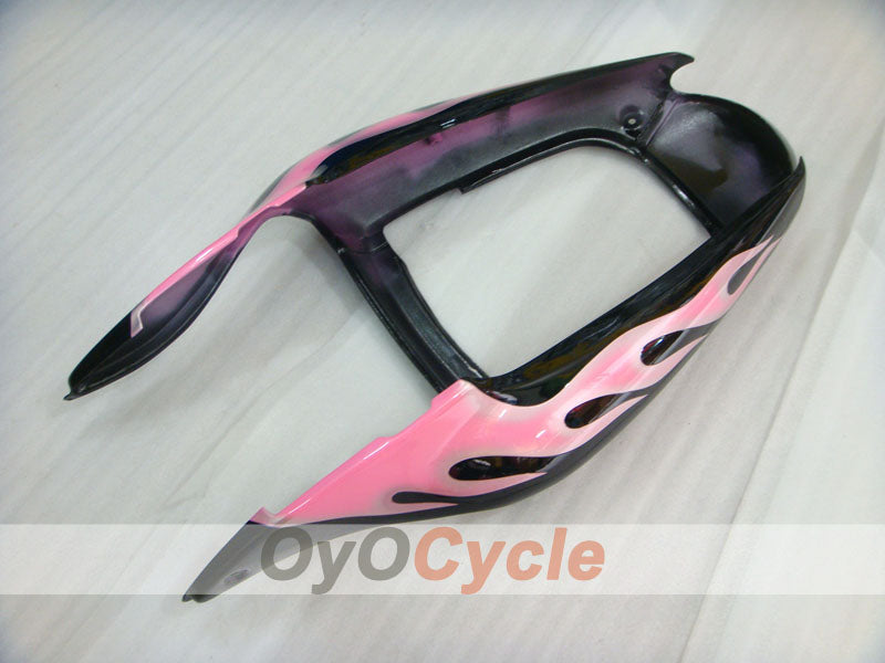 Einspritzverkleidungssatz für 00-02 NINJA ZX-6R - Schwarz, Pink - Individuell gestaltbar #OYO87906032