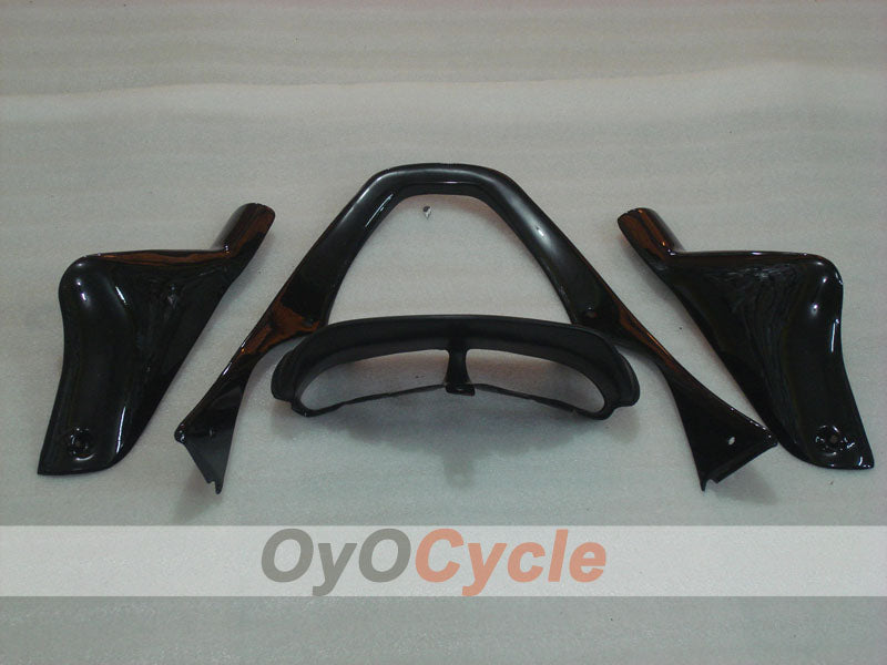 Einspritzverkleidungssatz für 00-02 NINJA ZX-6R - Blau, Schwarz - Flammenmuster #OYO87906033