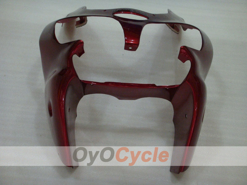 Einspritzverkleidungssatz für 00-02 NINJA ZX-6R - Rot, Schwarz - Flammenmuster #OYO87906035
