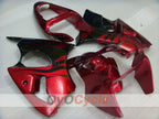 Einspritzverkleidungssatz für 00-02 NINJA ZX-6R - Rot, Schwarz - Flammenmuster #OYO87906035