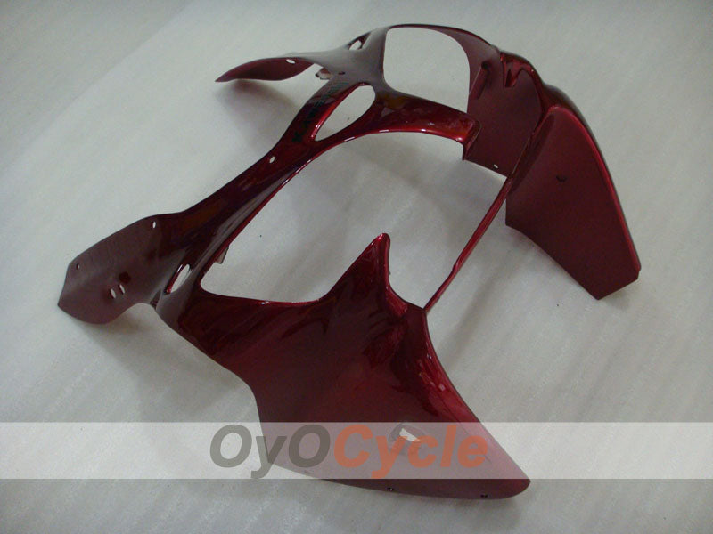 Einspritzverkleidungssatz für 00-02 NINJA ZX-6R - Rot, Schwarz - Flammenmuster #OYO87906035