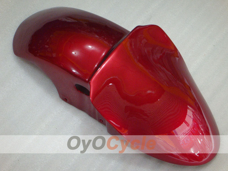 Einspritzverkleidungssatz für 00-02 NINJA ZX-6R - Rot, Schwarz - Flammenmuster #OYO87906035