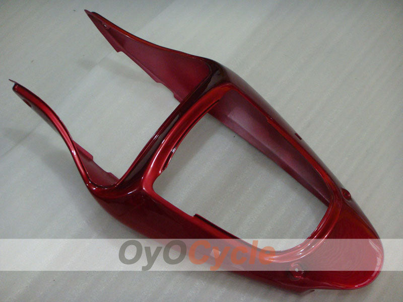 Einspritzverkleidungssatz für 00-02 NINJA ZX-6R - Rot, Schwarz - Flammenmuster #OYO87906035