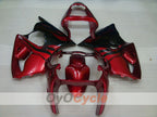 Einspritzverkleidungssatz für 00-02 NINJA ZX-6R - Rot, Schwarz - Flammenmuster #OYO87906035