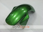 Einspritzverkleidungssatz für 03-04 NINJA ZX-6R - Grün, Schwarz - Flammenmuster #OYO87906038