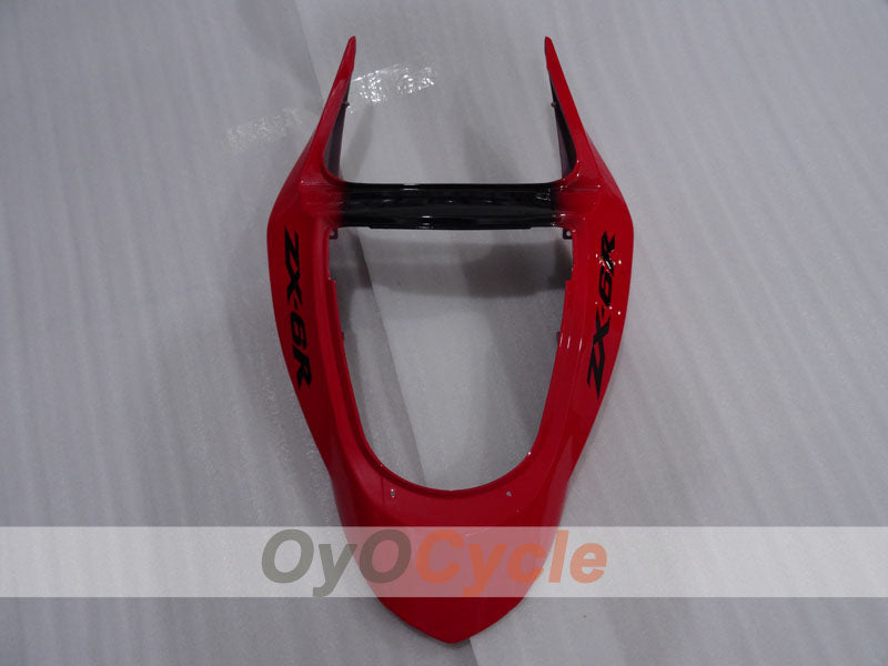Einspritzverkleidungssatz für 03-04 NINJA ZX-6R - Rot, Schwarz - Werksstil #OYO87906039