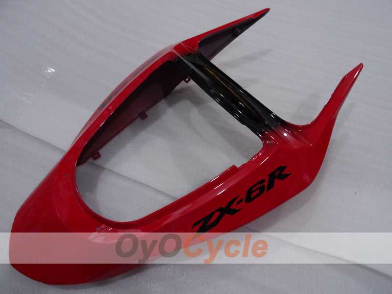 Einspritzverkleidungssatz für 03-04 NINJA ZX-6R - Rot, Schwarz - Werksstil #OYO87906039