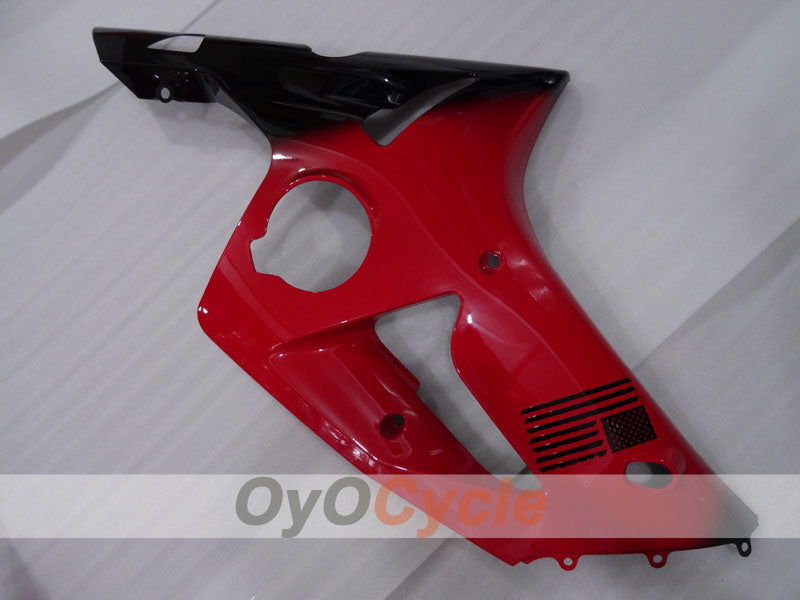 Einspritzverkleidungssatz für 03-04 NINJA ZX-6R - Rot, Schwarz - Werksstil #OYO87906039