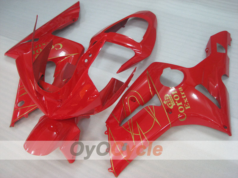 Einspritzverkleidungssatz für 03-04 NINJA ZX-6R - Rot - Corona #OYO87906040