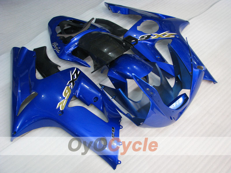 Verkleidungssatz für Einspritzmodelle 03-04 NINJA ZX-6R - Blau - Werksstil #OYO87906042