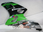 Linke und rechte Seitenverkleidung für Kawasaki 03-04 Ninja ZX-6R #OYO87913057