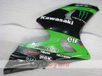 Verkleidungssatz für Einspritzmodelle 03-04 NINJA ZX-6R - Grün, Schwarz - Monster #OYO87906043