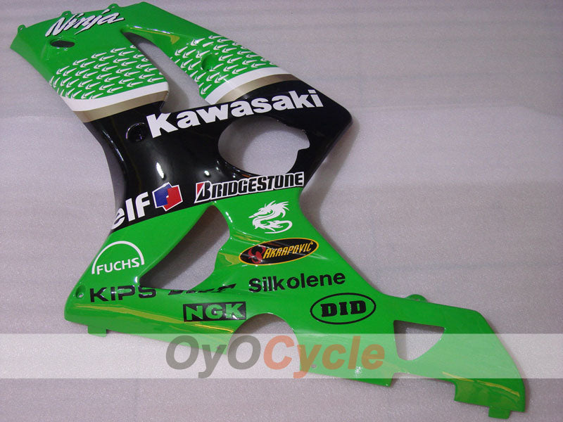 Linke und rechte Seitenverkleidung für Kawasaki 03-04 Ninja ZX-6R #OYO87913064